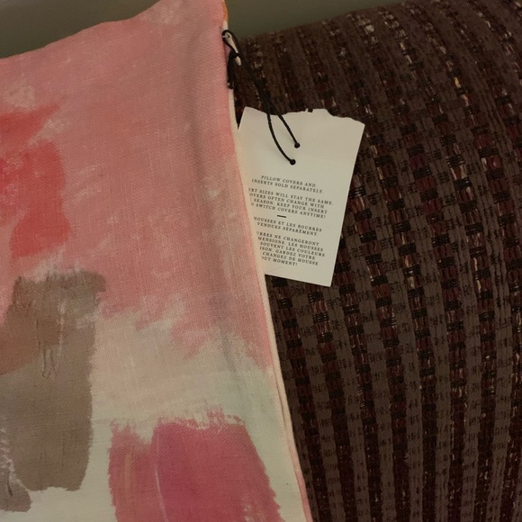 Abstract Pillow Cover 17”x17” - Picture 2 of 3